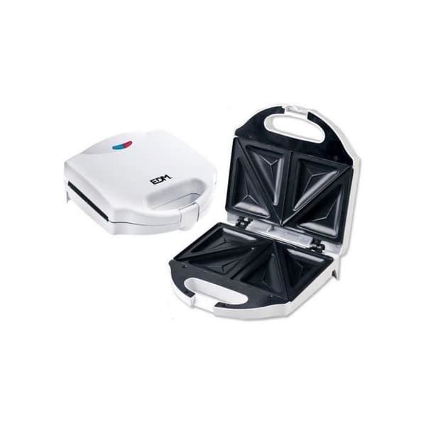 Smörgåsmaskin - EDM - Vit - 750 W