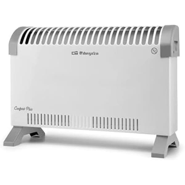 ORBEGOZO CV 1300 2000W Konvektor - Vit - Vertikal - Konvektion Grå, Vit