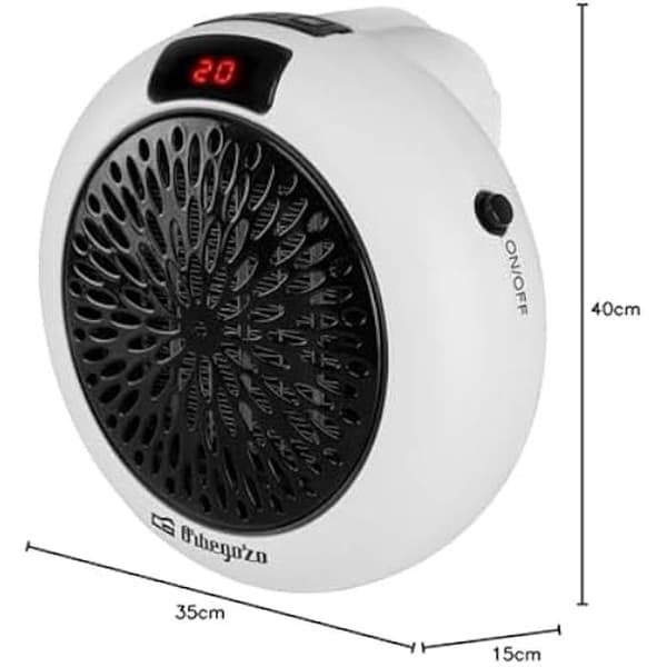 Uppvärmning - ORBEGOZO - CR 4000 - Minikeramik - 600W - 2 hastigheter - Programmerbar timer
