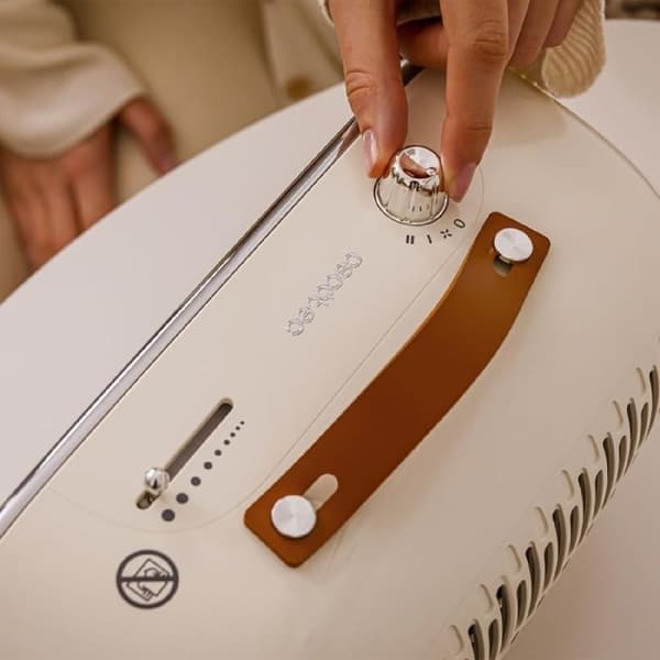 Bordvärmare i keramik - ReadyWarm - 1500 W - Retrodesign - Justerbar termostat
