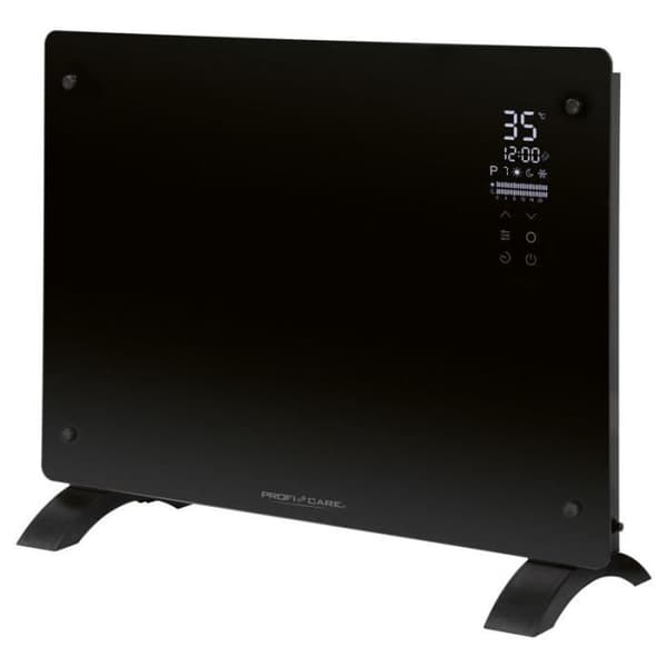 Konvektor - Proficare - PC-GKH3118 - 1500W - Glas - Programmerbar - Svart