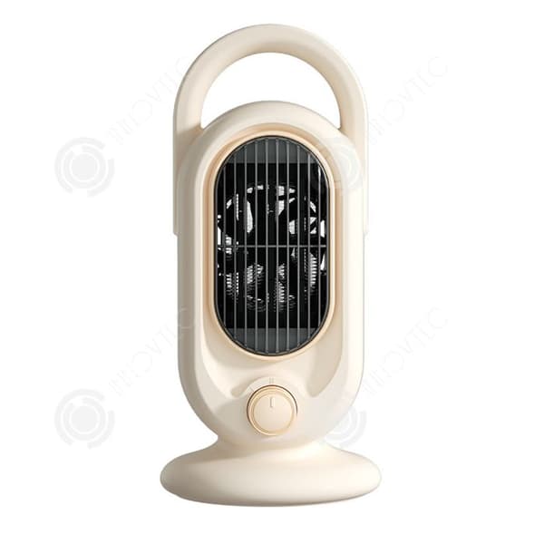 INN Värmefläkt 1200w 220V 16x16x34cm 2-växlad vindhastighet och tyst och låg ljudnivå intelligent termostat elvärmare
