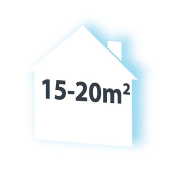 ROWENTA SO2210F0 Compact Power Fläktvärmare, 2 justerbara uppvärmningshastigheter, Justerbar effekt och termostat, Säker