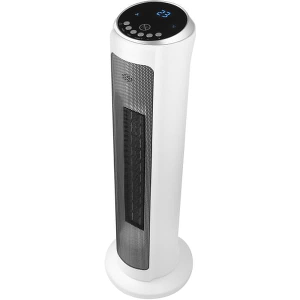 Keramisk tornradiator - SENCOR - SFH 8994WH - Upp till 2000 W - 3 lägen - 24 m² / 60 m³ - Fjärrkontroll - Vit