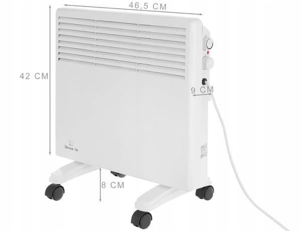 MIAMI 1000W konvektorvarmer