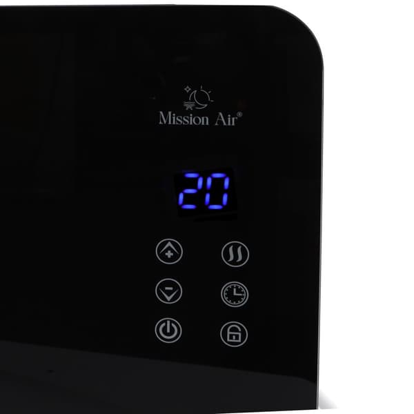 Konvektorvärmare PORTO WiFi 1000W Svart