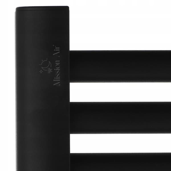 Badrumsradiator PARIS 500W Svart