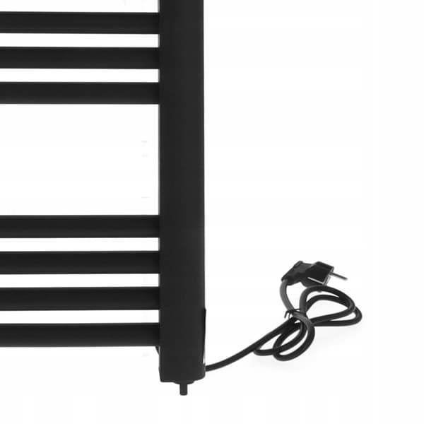 Badrumsradiator PARIS 500W Svart