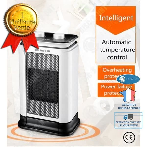 INN® Elradiator värmefläkt badrumsluftuttag vardagsrum sovrum automatisk ekonomisk värme