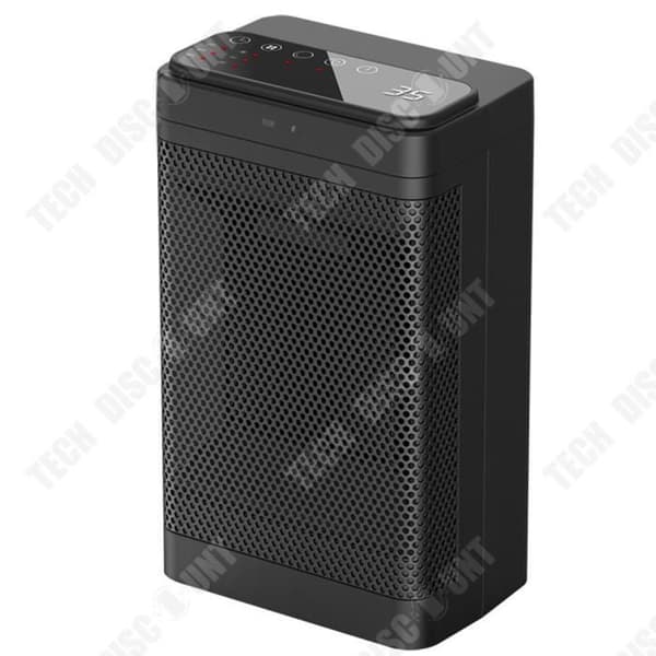 TD® Vertikal värmare för hushåll med tre justerbara hastigheter Fjärrkontroll Smart Timer PTC Keramisk värmare