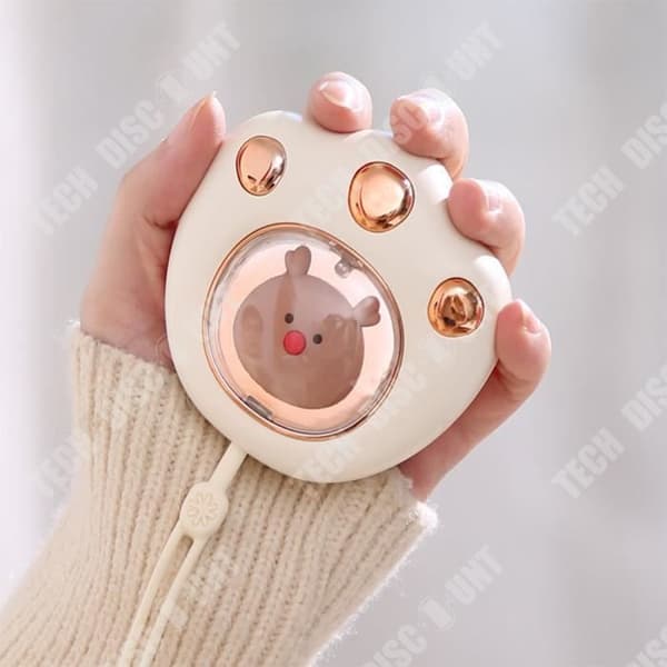 TD® Cute Cute Pet Cat Claw Hand Warmer USB Bärbar Uppladdningsbar Mini Baby Warm Hand Warmer