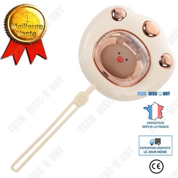 TD® Cute Cute Pet Cat Claw Hand Warmer USB Bärbar Uppladdningsbar Mini Baby Warm Hand Warmer