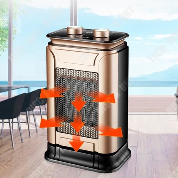 TD® Mini värmare Tre justerbara hastigheter Snabb värmeproduktion Ingen brännskaderisk Liten hushållsvärmare
