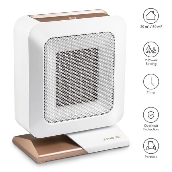 Keramisk fläktvärmare TFC 14 E - TROTEC - Extra värme - 1400 W - 2 lägen