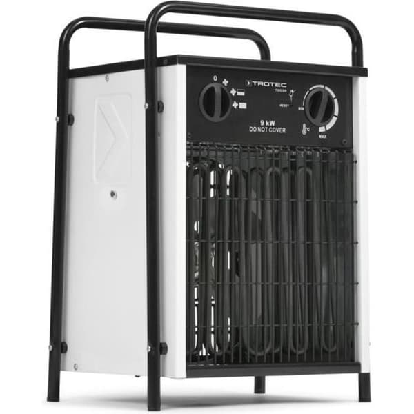TROTEC Elektrisk luftvärmare TDS 50 - 9 kW - Värme - Fläkt - Termostat