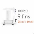 Miniatyrbild 3 av 4: TROTEC TRH 20 E oljebadsradiator - Värme - 2000 watt - 3 nivåer - Termostat