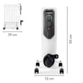 Miniatyrbild 4 av 4: TROTEC TRH 20 E oljebadsradiator - Värme - 2000 watt - 3 nivåer - Termostat