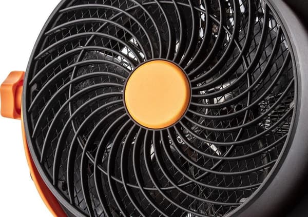 NEO TOOLS 90-070 2-i-1 elektrisk varmeovn + varmeblæser 2400 W Sort, Orange