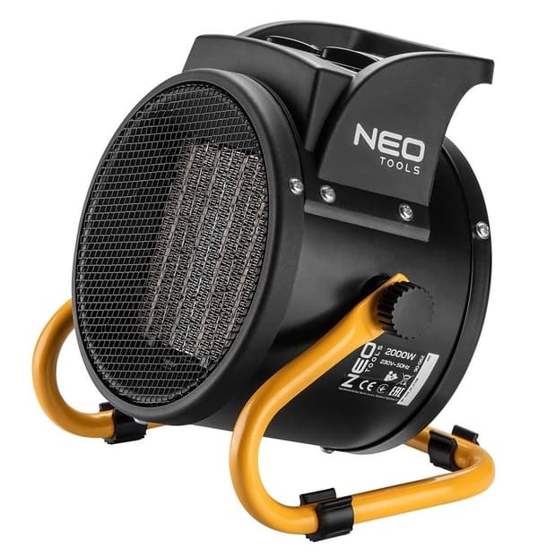 NEO TOOLS 90-062 sähkölämmitin Keraaminen PTC 2000 W Musta