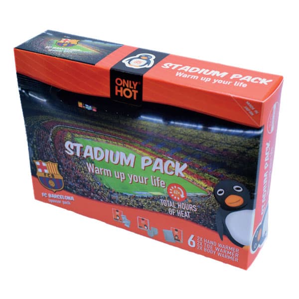 ONLY HOT Stadium Pack - set med värmare - 6 st.