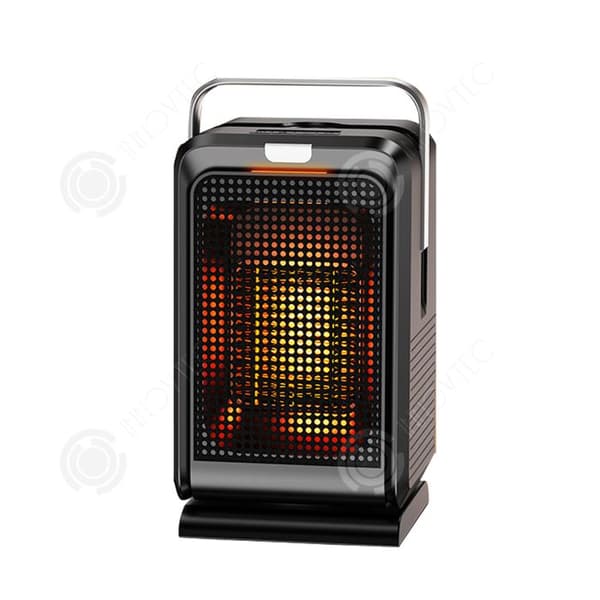 INN Värmefläkt 1000W 2-växlad kall- och varmluft tillsatsvärme med timer och fjärrkontroll elvärmare