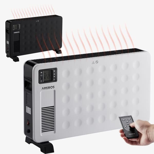 Konvektor 2300 W Hvid Hvid