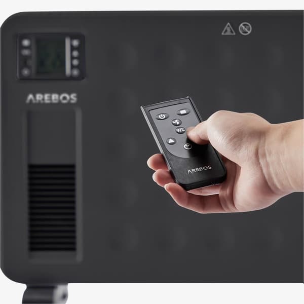 Konvektor 2300 W sort