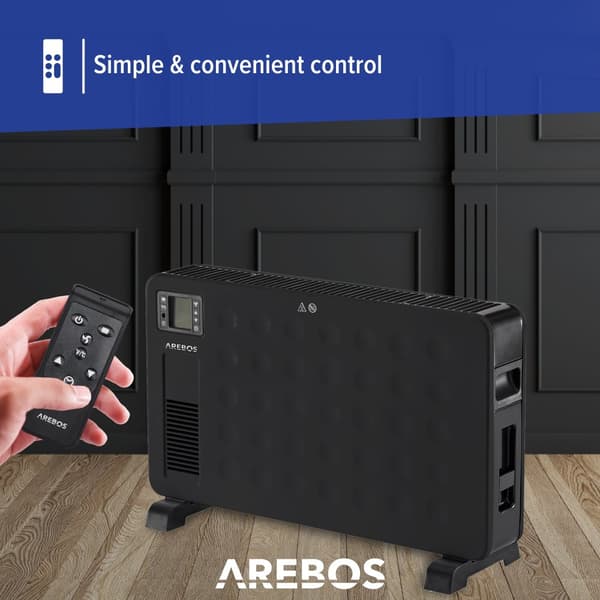 Konvektor 2300 W sort