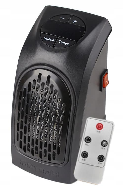 VÄGGVÄRMARE MINIFLÄKTVÄRMARE 400W + FJÄRRKONTROLL