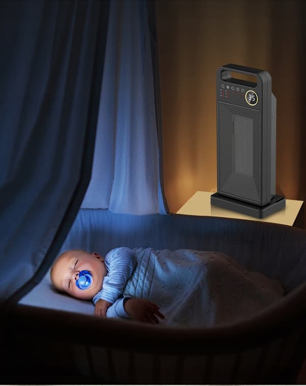 HJEMMEVARMER ROTERENDE KERAMISK ELEKTRISK VARMEVARMER 2000W