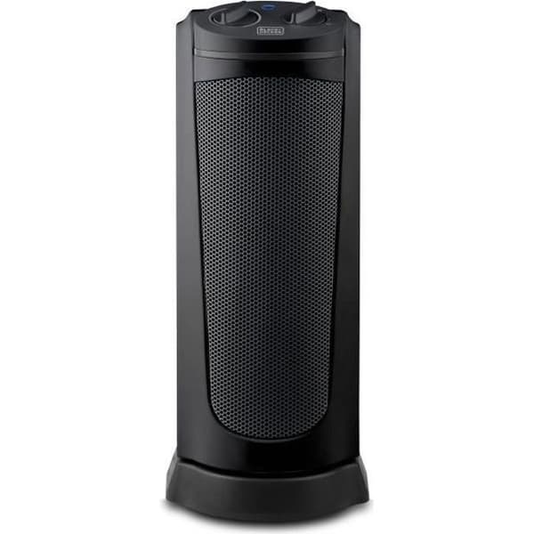 Black+Decker|BXSH2002E- 2000W elektrisk rymdvärmare| 3 lägen, justerbar termostat