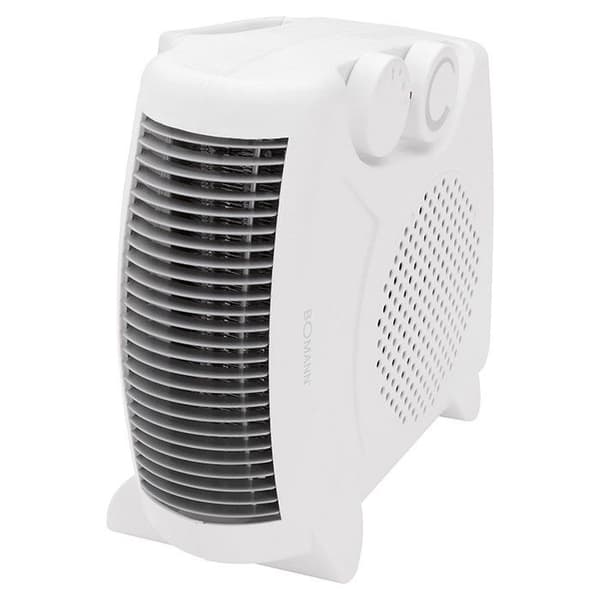 Värmefläkt - Bomann - HL 1095 CB - 2000W - Vit - Kompakt och mobil Vit