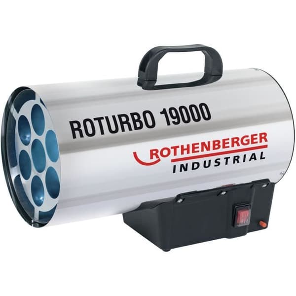 Varmluftsgenerator - ROTHENBERGER - Roturbo 19000 - 18,5 kW - Låg - Grå