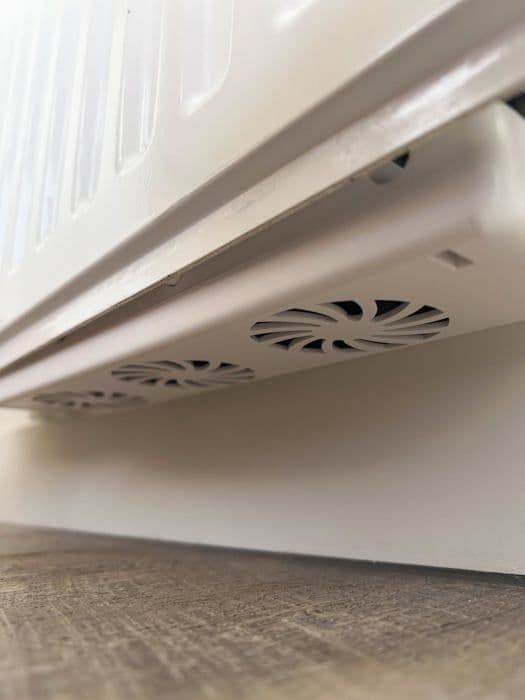 Extra elektrisk radiator - mobil elektrisk radiator Livn - 5901600 - Monoventilator radiator, vit-417