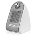 Miniatyrbild 1 av 4: Pro Breeze Mini Compact Fläktvärmare för skrivbord och bord - PTC Keramisk Extravärmare, Vit