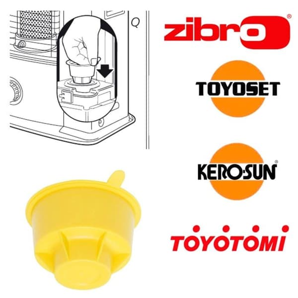 Zibro oljekamin - ZIBRO ORIGINALE TAPPO TRASPORTO GIALLO A