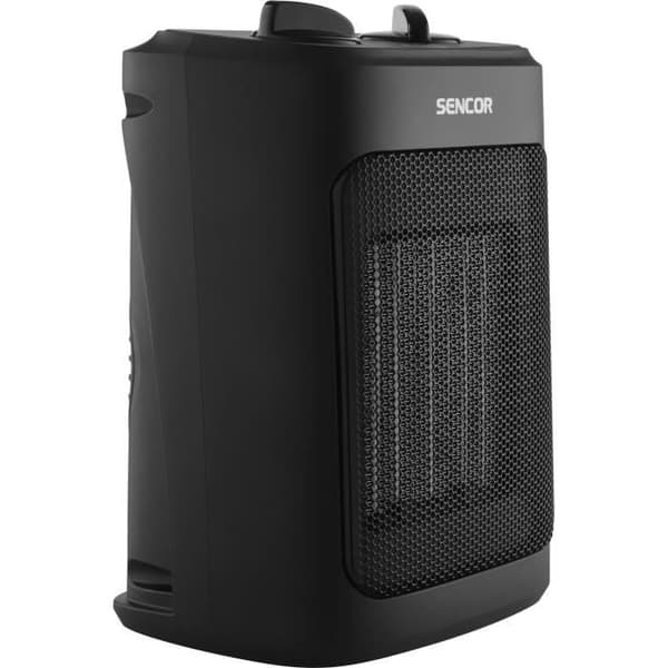 Keramisk radiator - SENCOR - SFH 7601BK - Upp till 2000 W - 3 värmenivåer - 10/15 m² - 60 dB - Svart