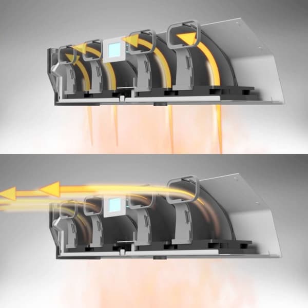 SmartAir Boost – Bärbar radiatorfläkt – Universell – Energibesparande