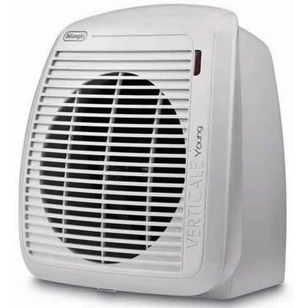 DeLonghi HVY1020.W, Elektrisk värmefläkt, IP21, inomhus, Vit, Roterande, 2000 W Blå