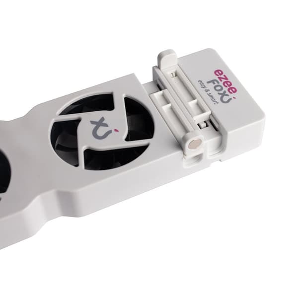 Ezeefox Radiatorventilator med 3 ventilatorer og termostat – Energieffektiv - Monosæt