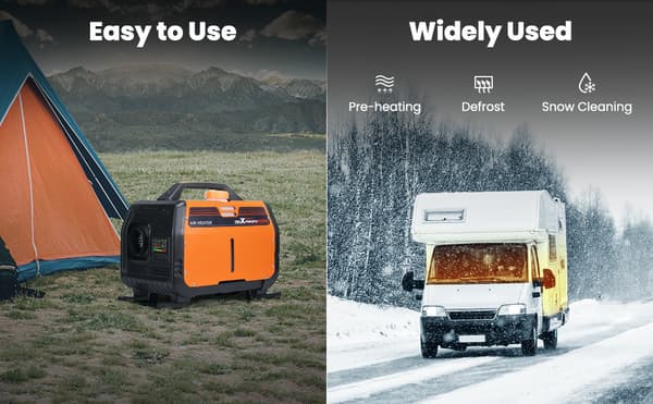 5 kW dieselilmalämmitin, kauko-ohjaus, älykäs sovellustoiminto, automaattinen korkeussäätö