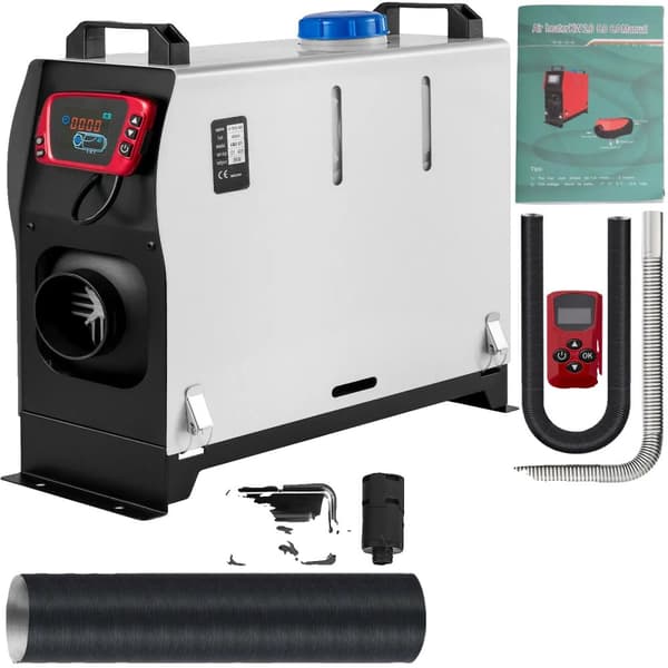 Dieselilämmitin, 8KW lämmitysteho, LCD-kytkin ja kaukosäädin