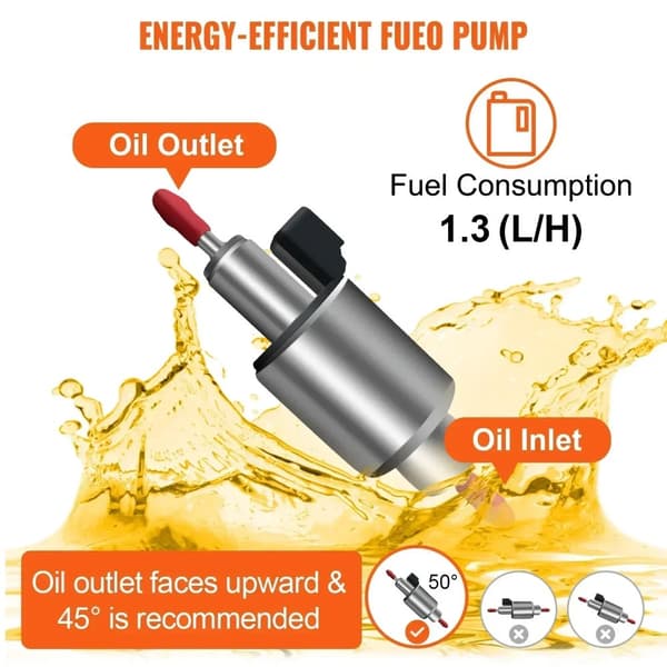 Dieselbil Förvärmare, Snabb Uppvärmning, Energi-Effektiv Bränslepump,24V