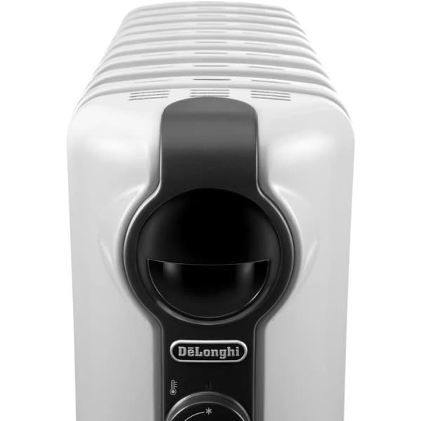 Oljefylld kylare - 2500 W - DELONGHI - TRRS1225 - 59,2 x 16 x 65 cm - Vit