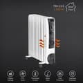 Miniatyrbild 3 av 4: TROTEC TRH 23 E oljebadsradiator - Värme - 2900 W - 3 steg - Termostat
