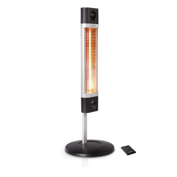Infravärmare på stativ 1700W - SIGMA - Kol - Vit - El - Vertikal