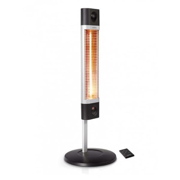 Infravärmare på stativ 1700W - SIGMA - Kol - Vit - El - Vertikal