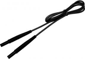 Mätkabel 1,2m svart /banankontakter/ WAPRZ1X2BLBB