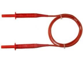 Mätkabel 1,8m röd 5kV /banankontakter/ WAPRZ1X8REBB