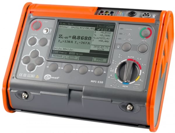 Multifunksjonsmåler for elektriske installasjonsparametere [MPI-530, WMPLMPI530]